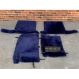 Rolls Royce Silver Spirit/Bentley Turbo Blue Lambs Wool Rugs