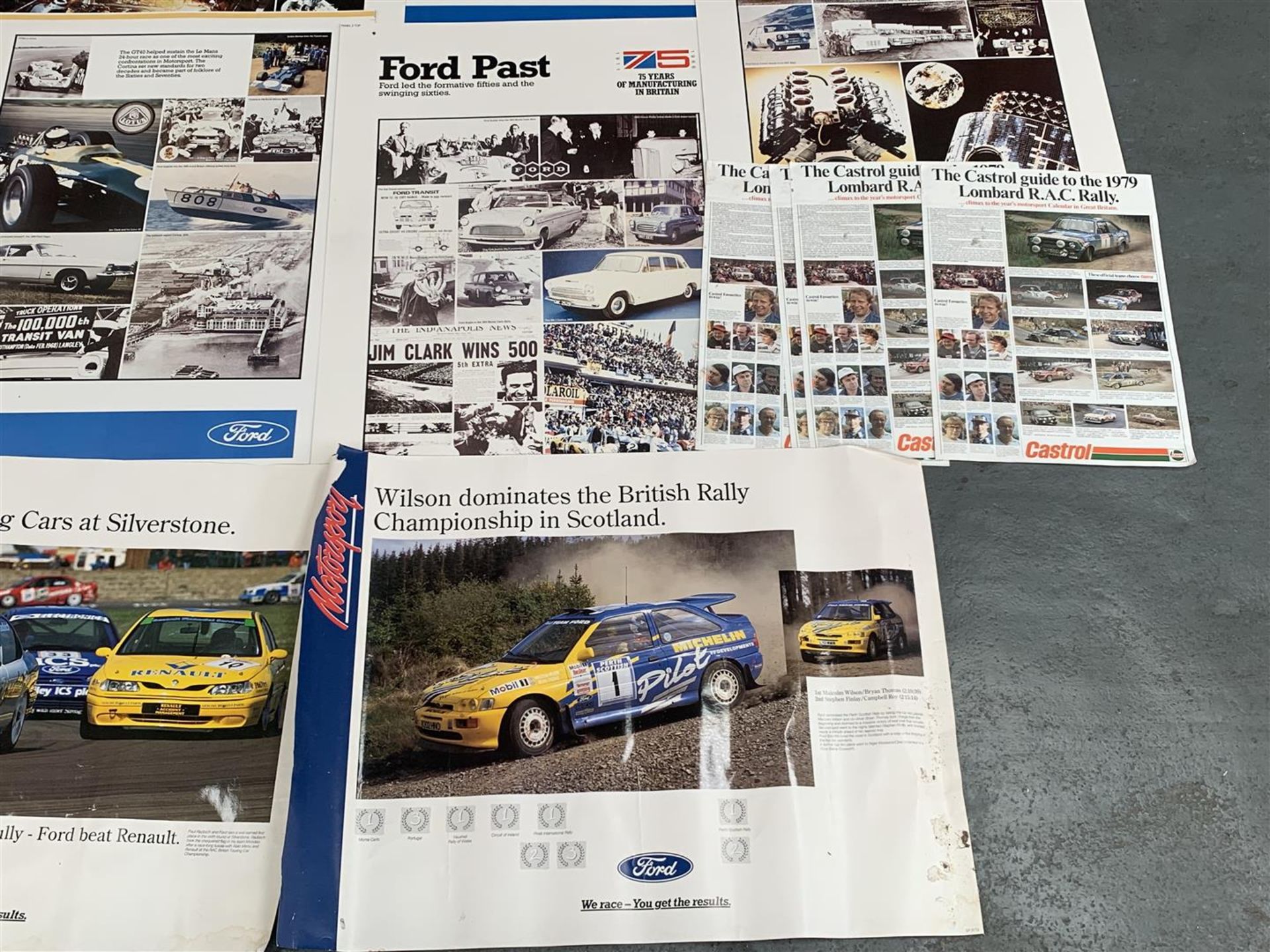 Quantity Of Unframed Ford Posters - Image 5 of 5