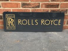 Perspex Rolls Royce Hanging Dealership Sign