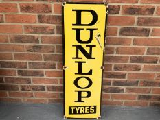 Enamel Dunlop Tyre's Sign