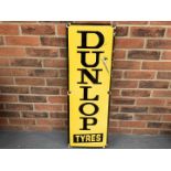 Enamel Dunlop Tyre's Sign