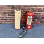 Three Vintage Fire Extinguishers
