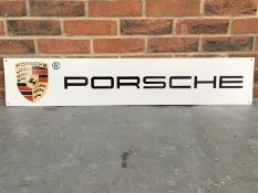 Metal Porsche Sign