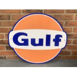 Metal Gulf Sign