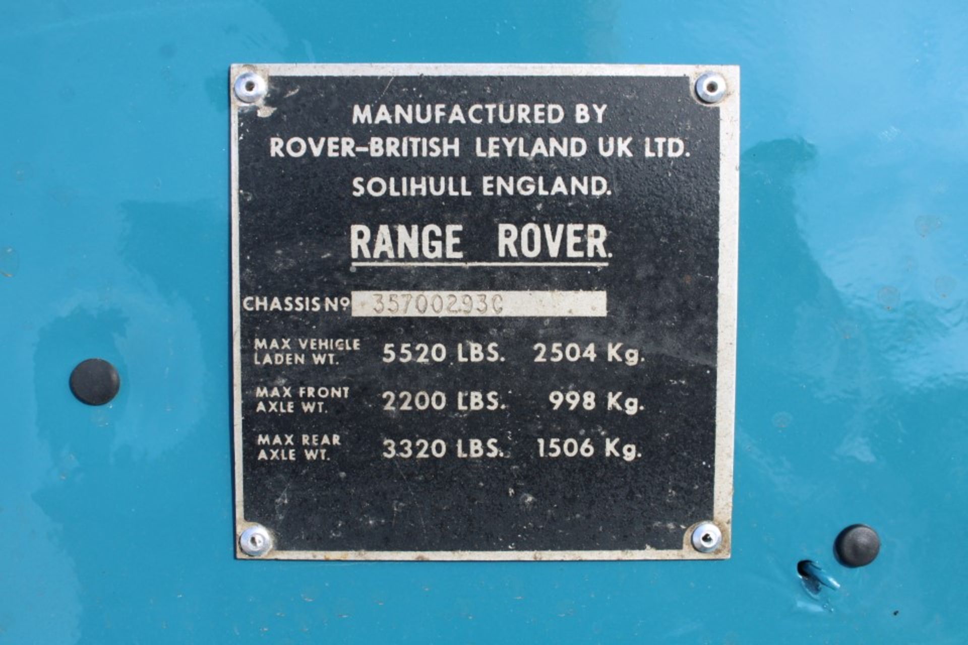 1974 Range Rover Classic Suffix C"" - Image 19 of 20