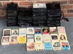 Mixed Lot Of Radio/Cassette Players & Various Eight Tracks