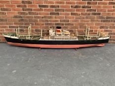 Extremely Large Scratch Built Model Boat