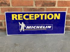 New Old Stock Michelin Reception Sign