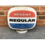 Original Glass Regent Regular" Petrol Globe"