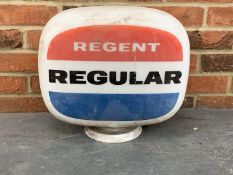 Original Glass Regent Regular" Petrol Globe"