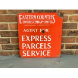 Original Enamel Eastern Counties Sign