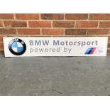 Metal BMW Motorsport Sign