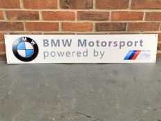 Metal BMW Motorsport Sign