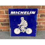 Aluminium Michelin Cycles Flanged Sign