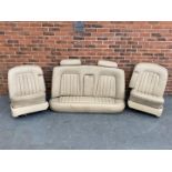 Set Of Cream Leather Rolls Royce Shadow Seats