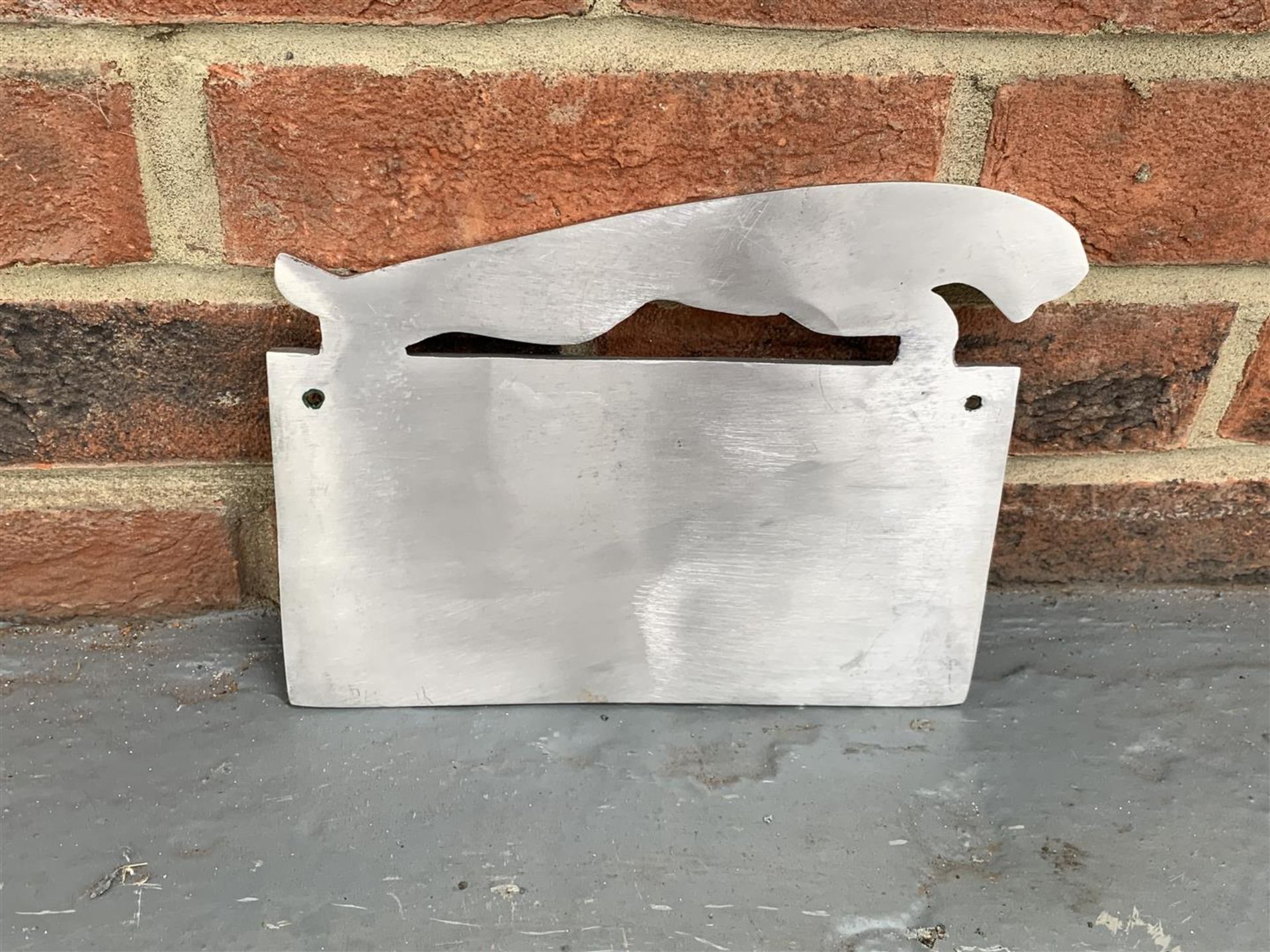 Modern Cast Aluminium Jaguar Approved Garage Sign - Image 2 of 2