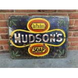 Enamel Hudsons Soap Sign A/F