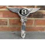 Cast Aluminium Bentley Emblem Coat Hook