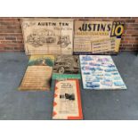 Six Original Austin Posters On Board