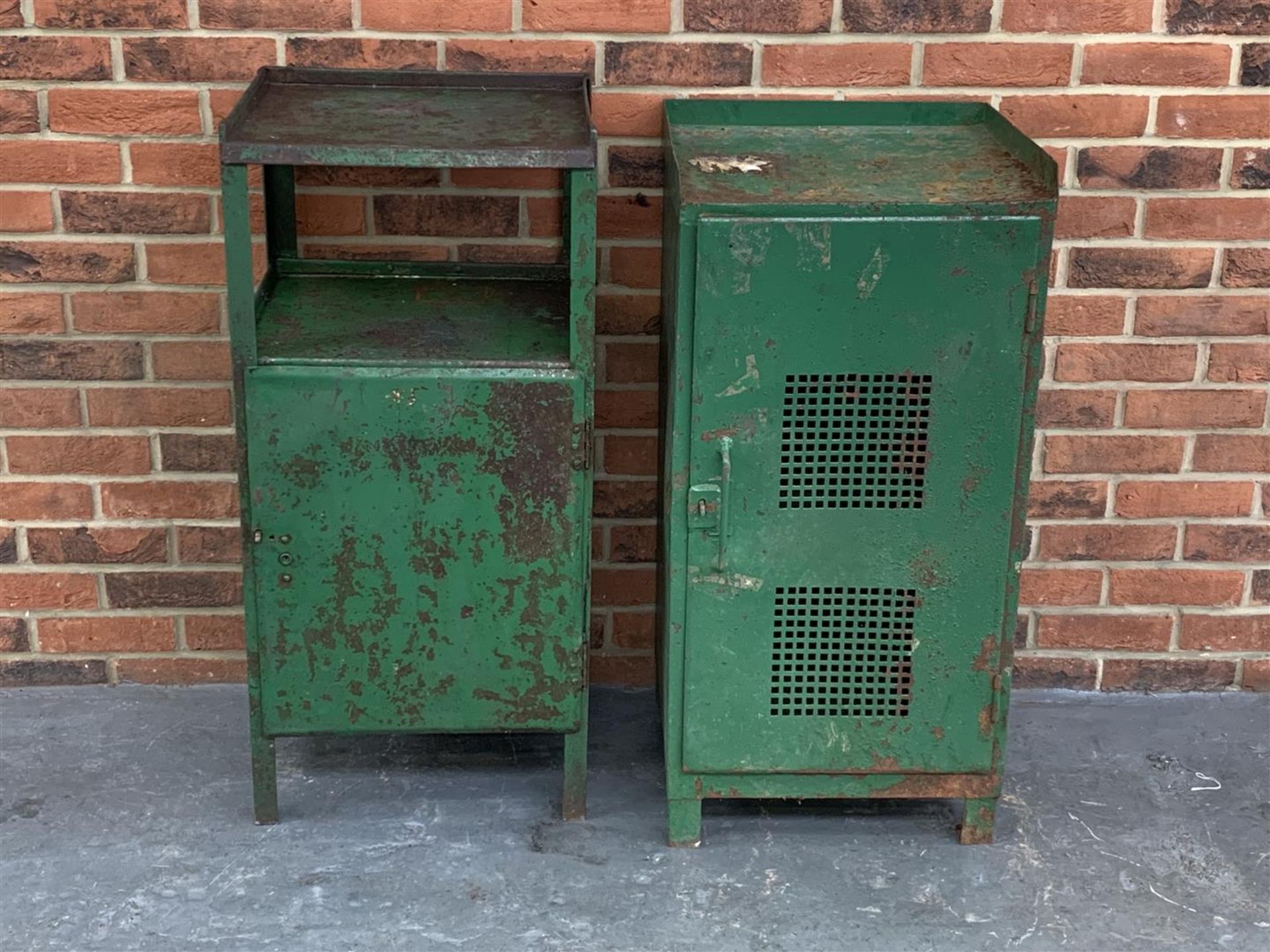 Two metal Workshop Cabinets