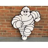 Metal Michelin Running Man Sign