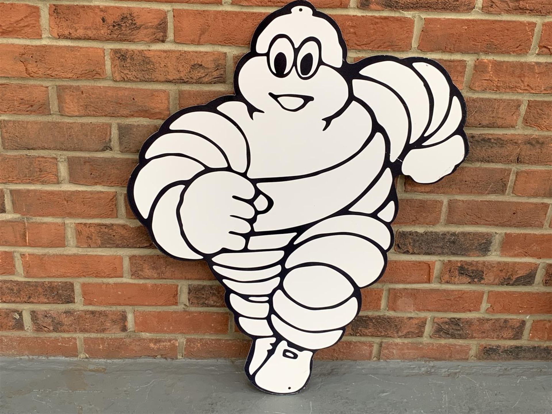 Metal Michelin Running Man Sign