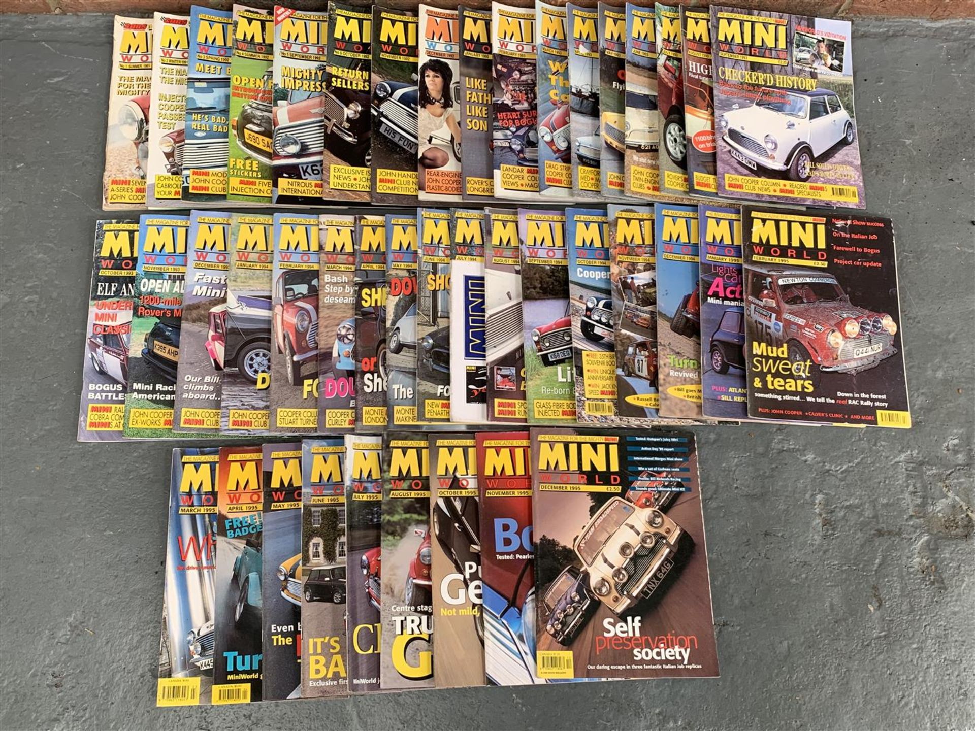 Quantity Of Mini World Magazines