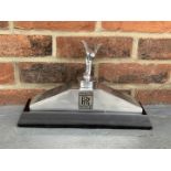 Modern Cast Aluminium Rolls Royce Radiator Top Display