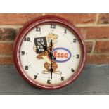 Modern Circular Esso Wall Clock