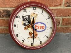 Modern Circular Esso Wall Clock