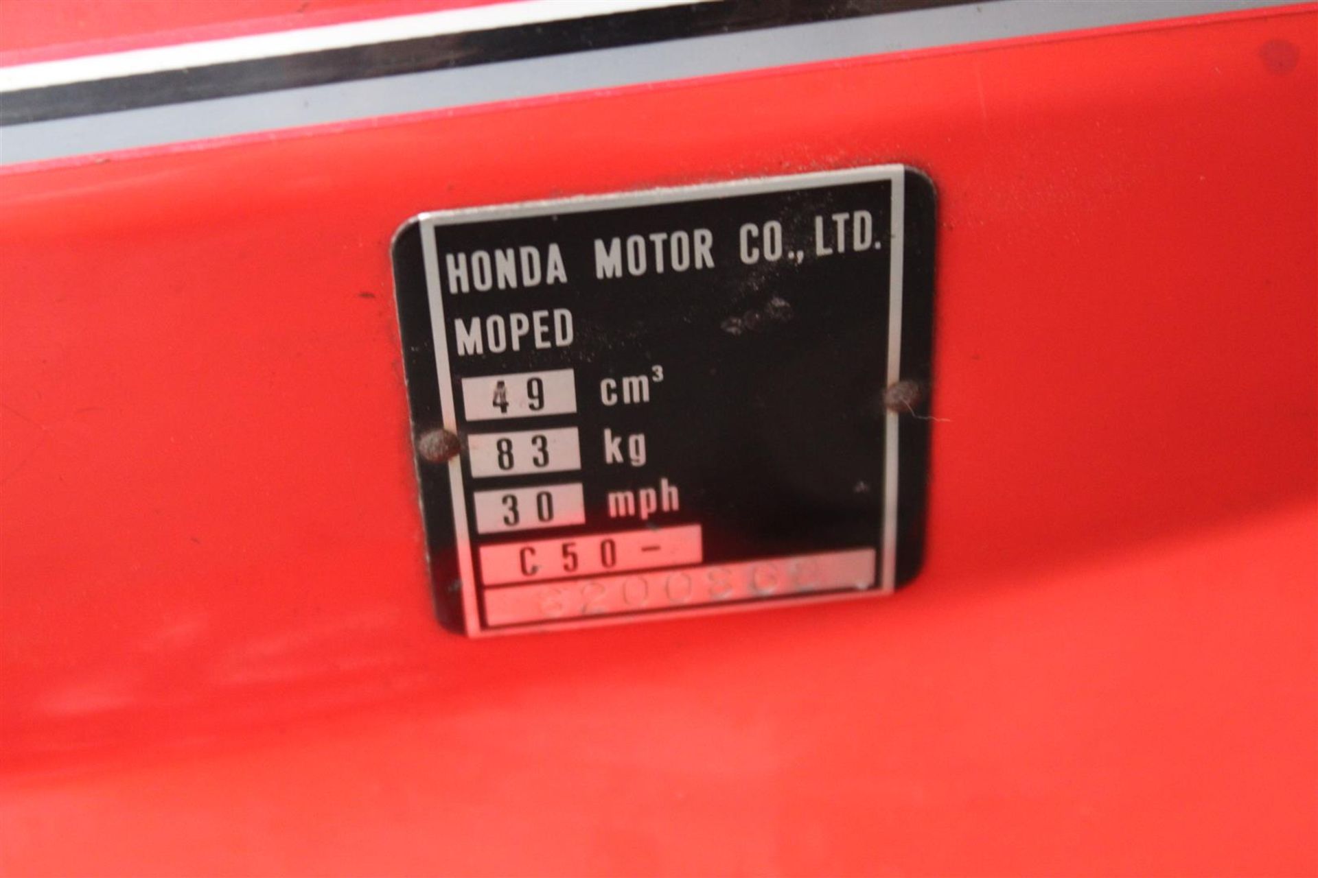 1983 Honda C50 L - Image 10 of 16