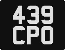 439 CPO Registration number