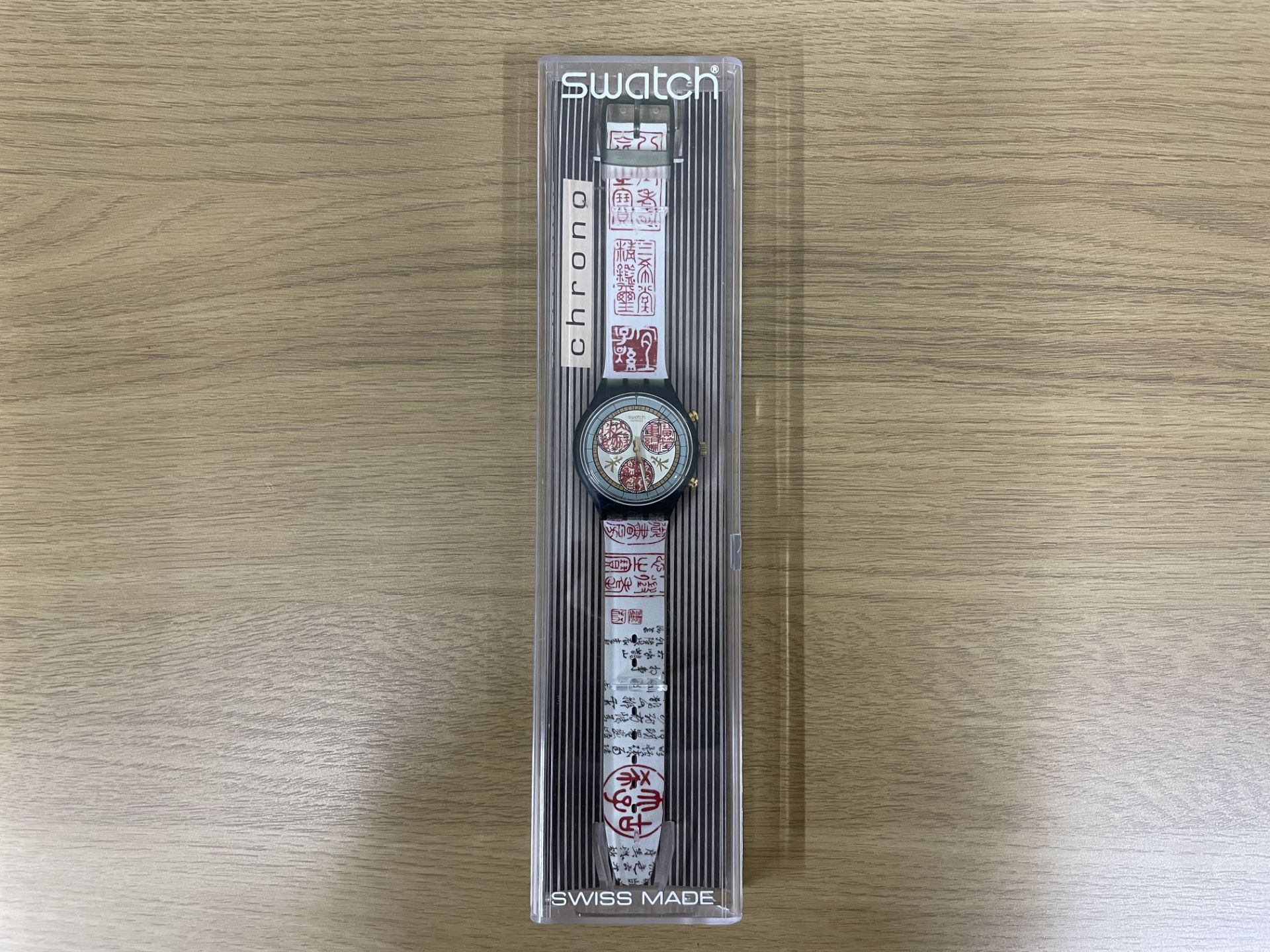 1995 Swatch Chrono 'Papiro' with case - Image 2 of 4