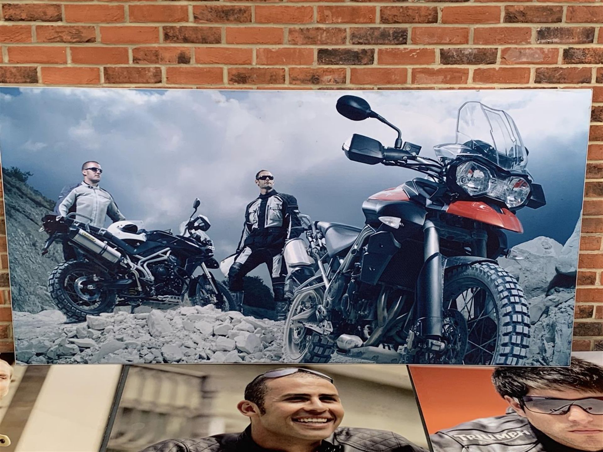 Four Large Motorcycle Pictures - Image 4 of 5