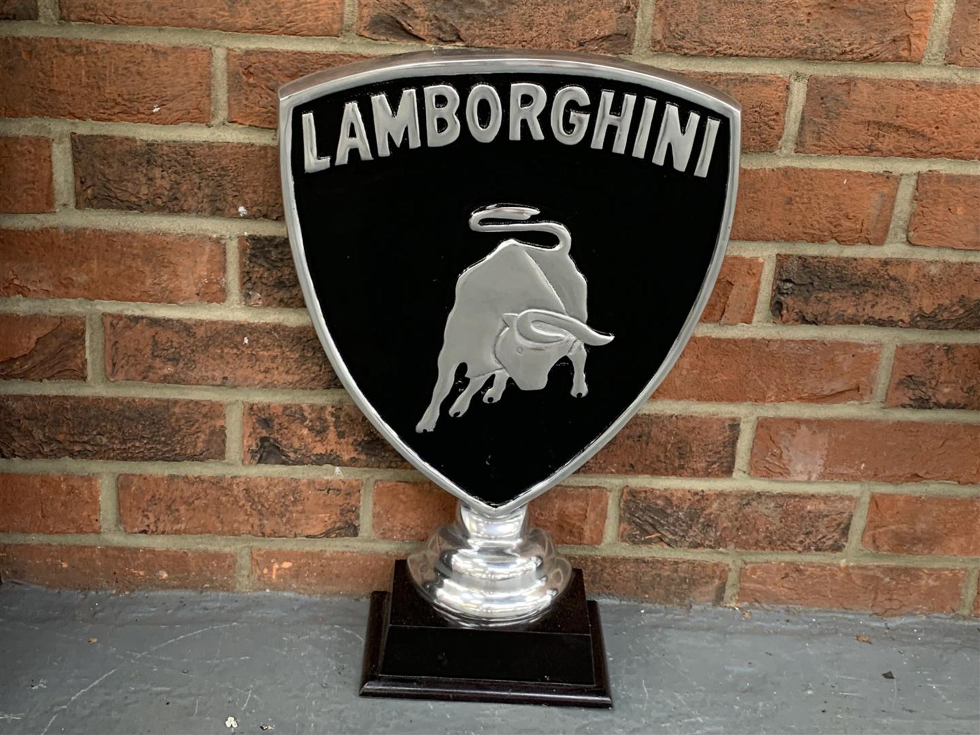 Modern Cast Aluminium Lamborghini Display Stand