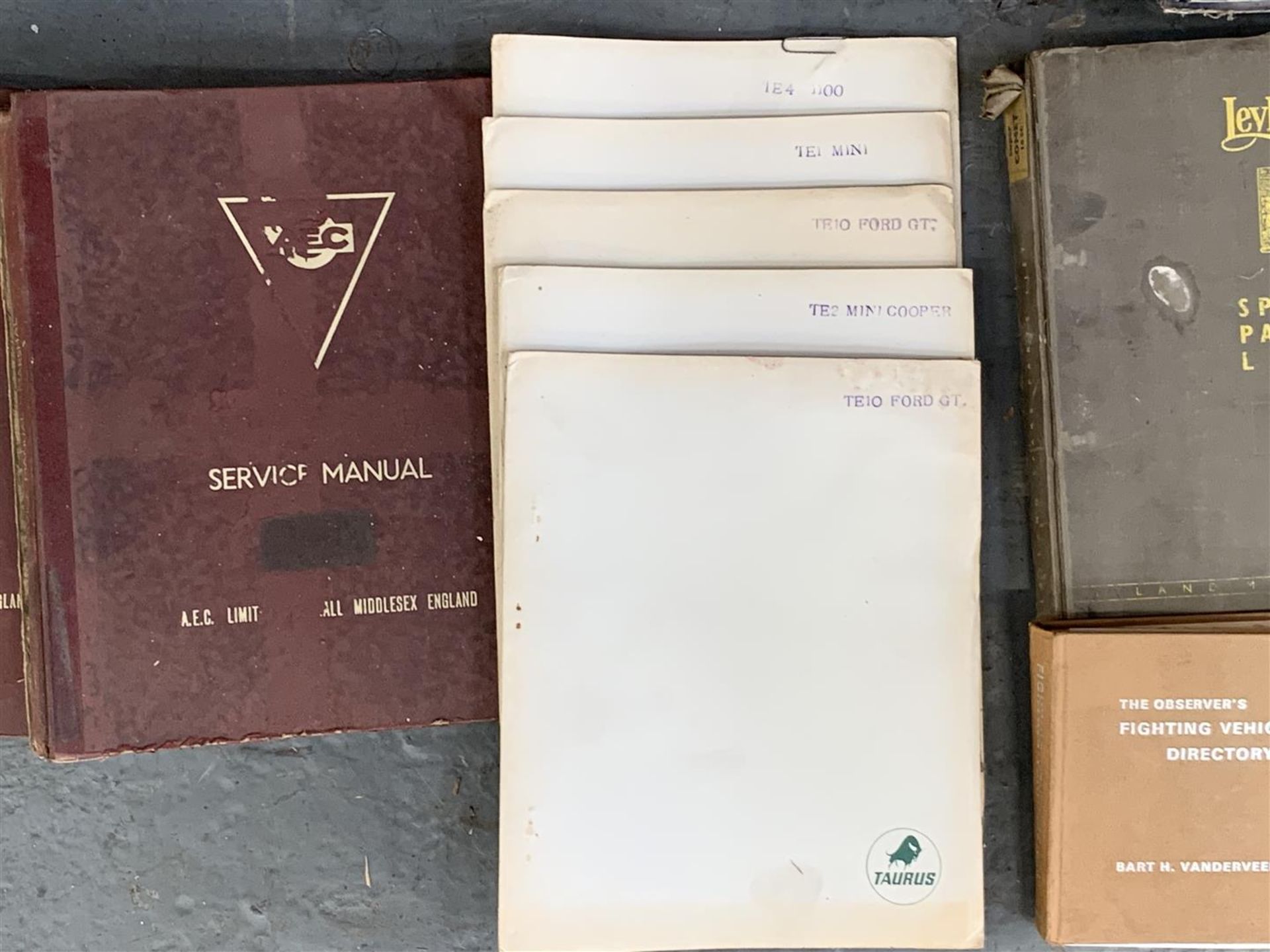 Mixed Lot Of Worn AEC & British Leyland Manuals Etc - Image 4 of 6