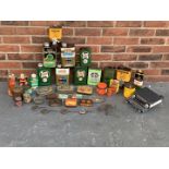 Mixed Lot Of Oil Cans, Radio's Etc