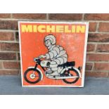 Aluminium Michelin Motorcycle Flanged Sign