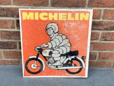 Aluminium Michelin Motorcycle Flanged Sign