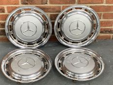 Four Mercedes Chrome Wheels Trims