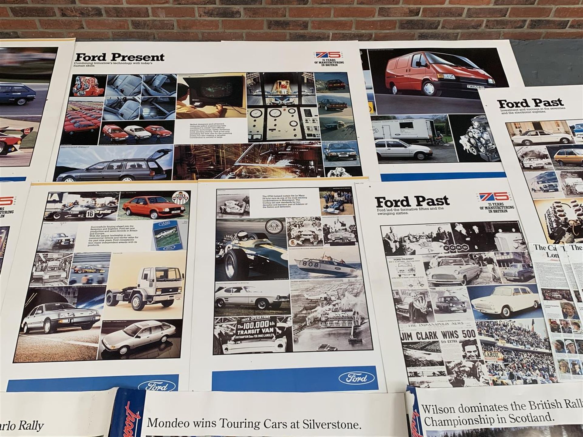 Quantity Of Unframed Ford Posters - Image 4 of 5