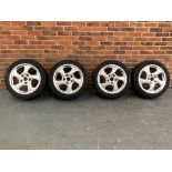 Set Of Four Porsche Boxster 986 Wheels & Tyres