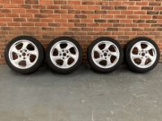 Set Of Four Porsche Boxster 986 Wheels & Tyres