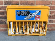 Metal NGK Spark Plug Display Stand