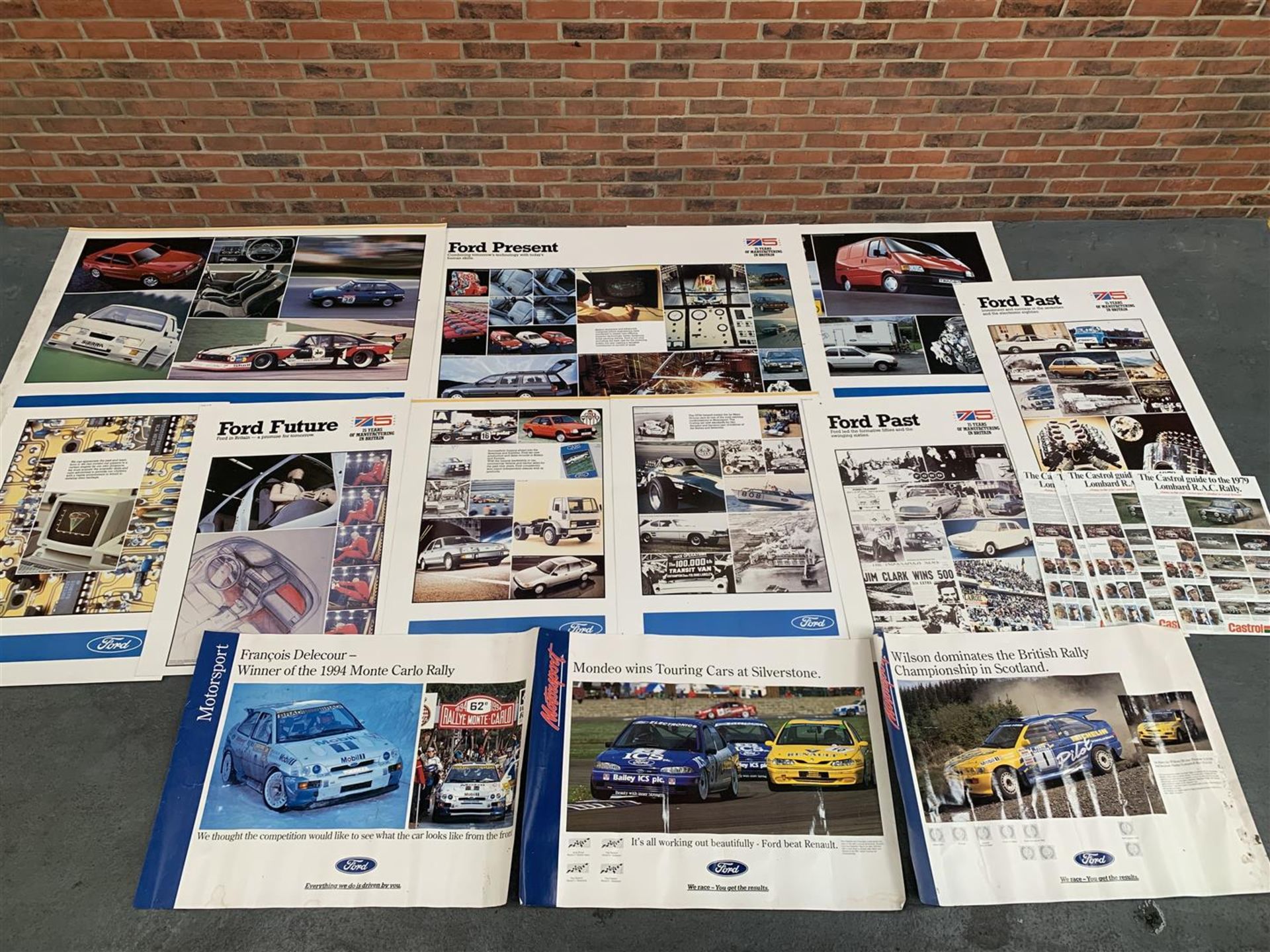 Quantity Of Unframed Ford Posters