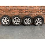 Four Jaguar Wheels & Tyres