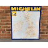 Tin Michelin Map Sign