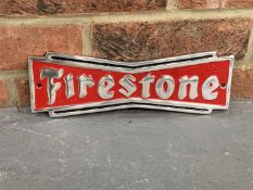 Cast Aluminium Firestone Sign