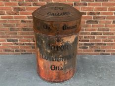 Fifty Gallon Workshop Oil Dispensing Drum