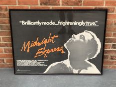 Framed Original Midnight Express" Poster "